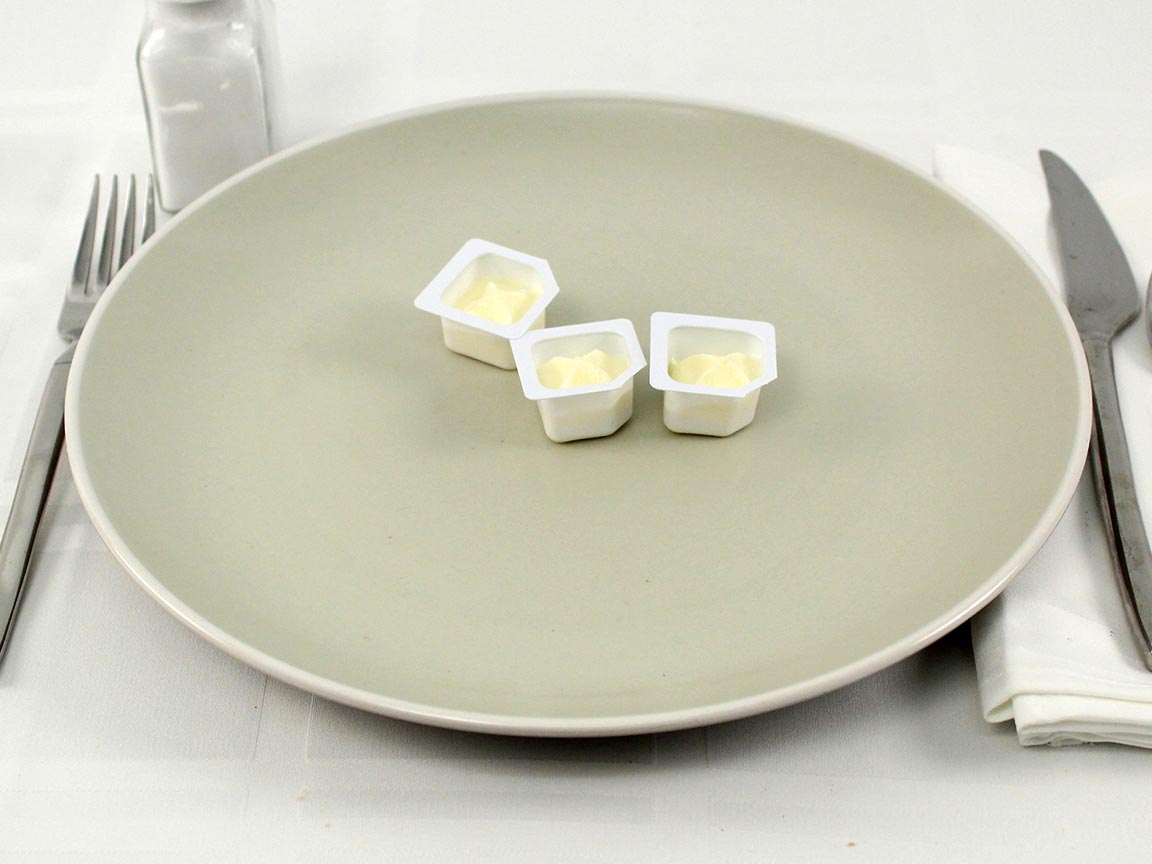 Calories in 3 cup(s) of Butter Individual Cups