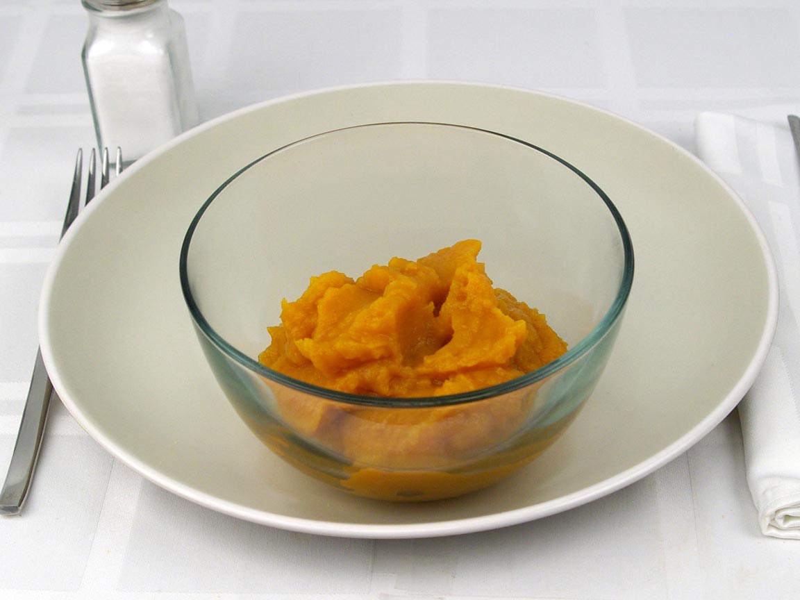 Calories in 1.5 cup(s) of Butternut Squash - Canned