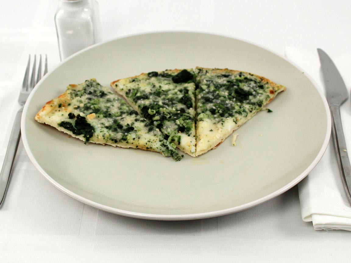Calories in 3 piece(s) of California Pizza Kitchen - White Recipe