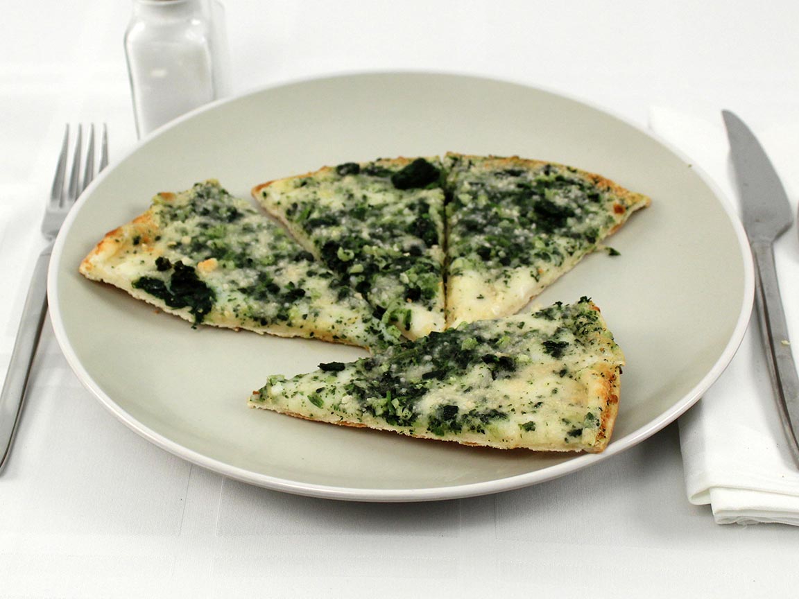 Calories in 4 piece(s) of California Pizza Kitchen - White Recipe