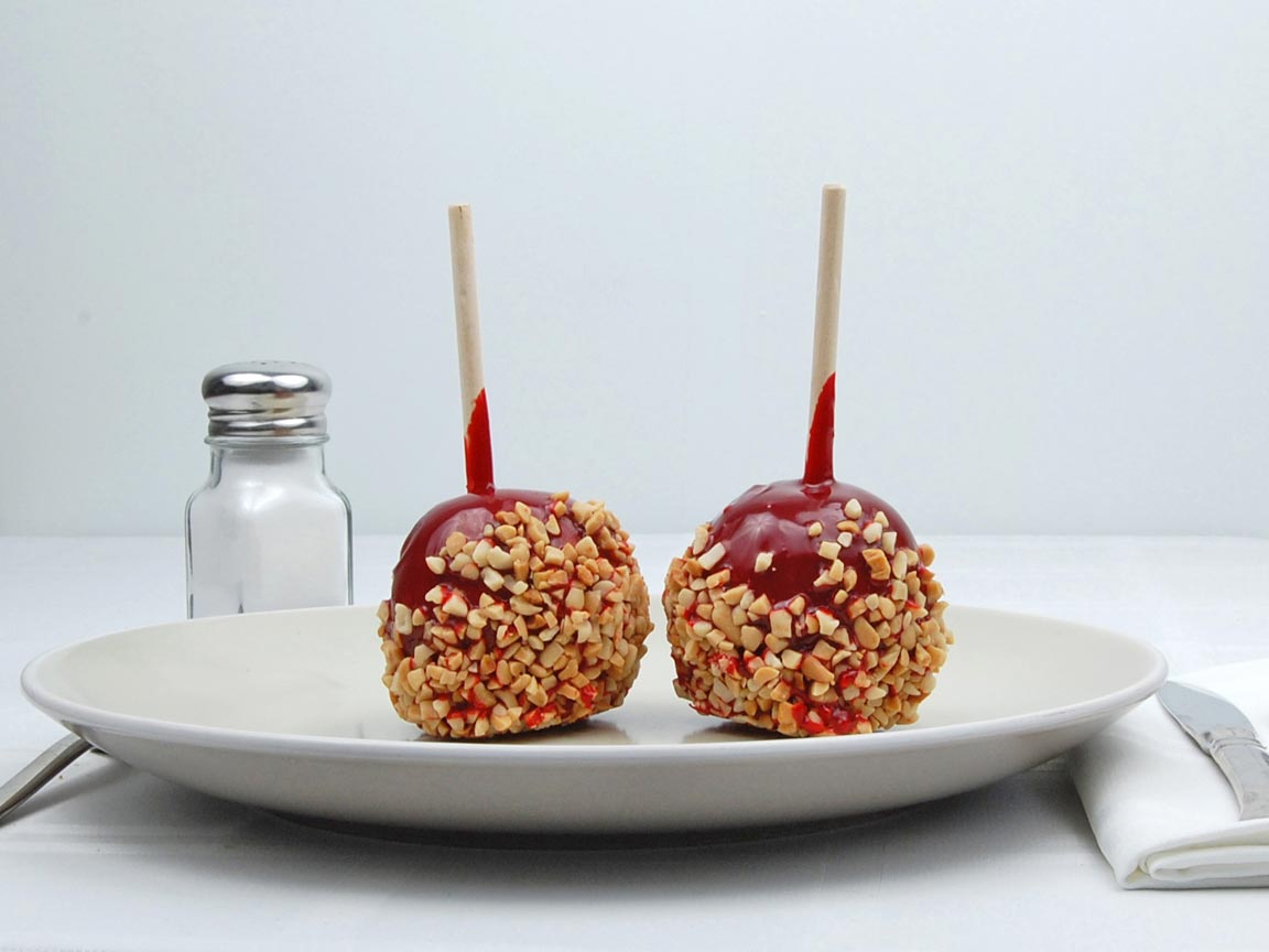 Calories in 2 apple(s) of Candy Apple