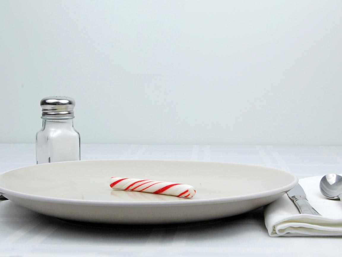 Calories in 1 stick(s) of Candy Cane