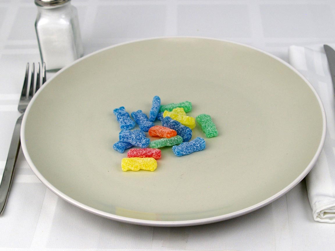 Calories in 16 piece(s) of Sour Patch Kids