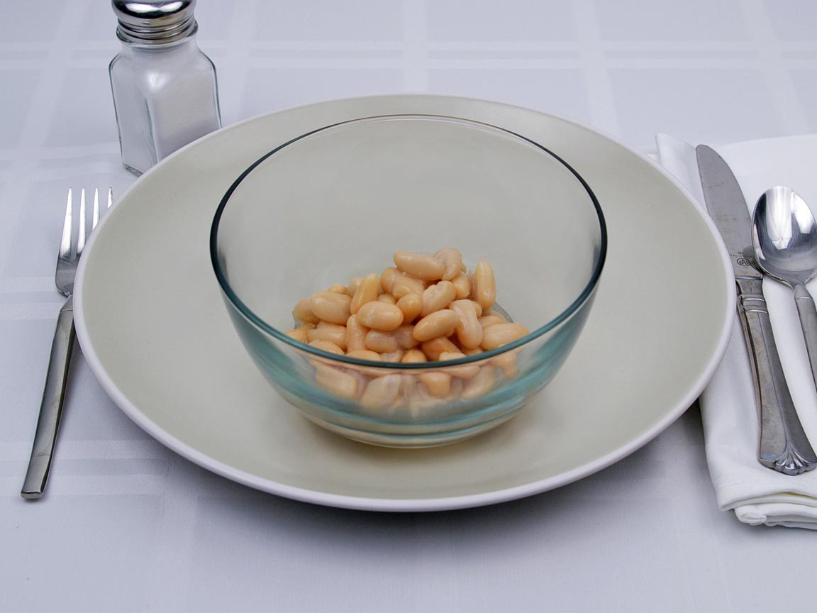 Calories in 0.75 cup(s) of Cannellini Beans - Canned