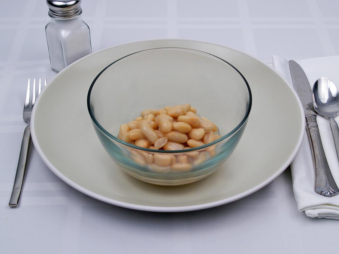 Calories in 1 cup(s) of Cannellini Beans - Canned