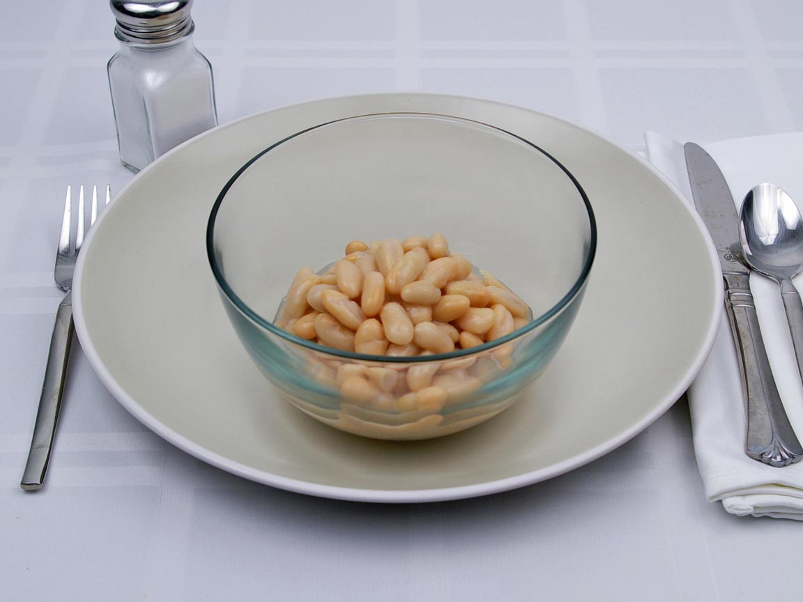 Calories in 1.25 cup(s) of Cannellini Beans - Canned