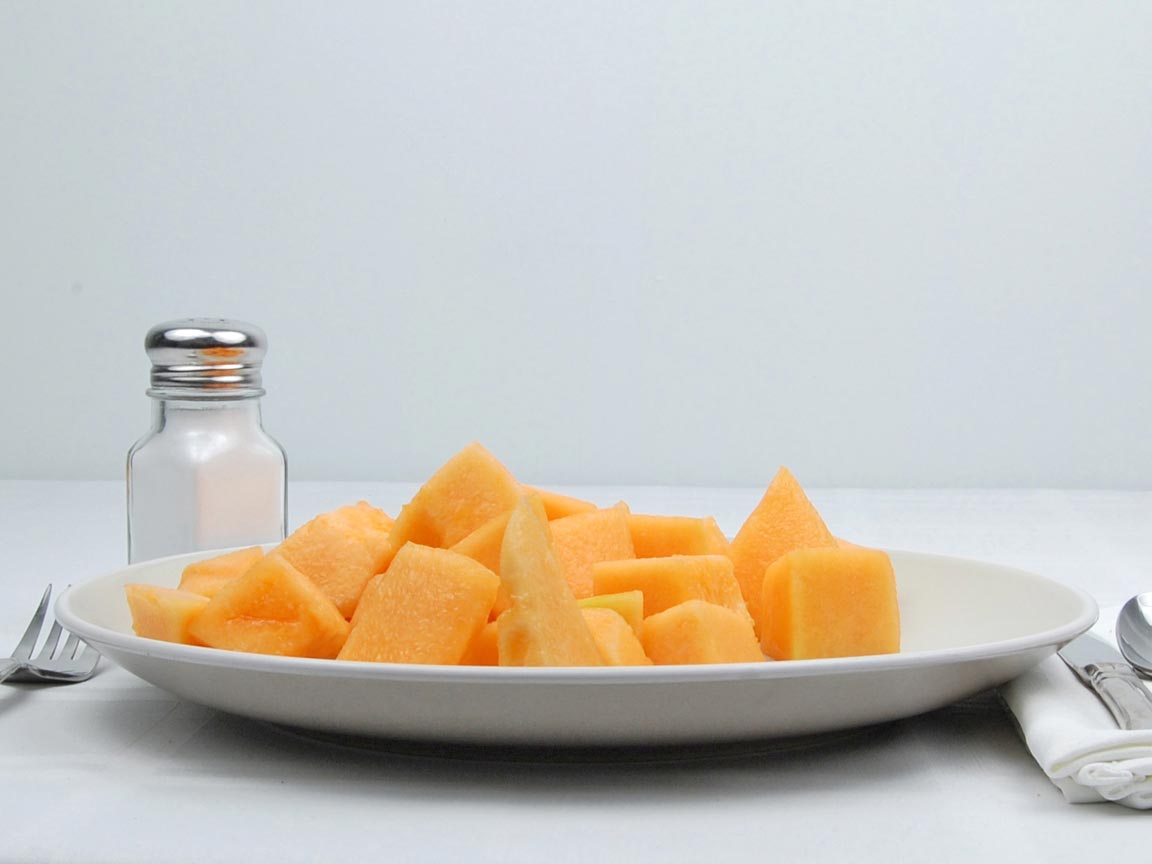 Calories in 668 grams of Cantaloupe