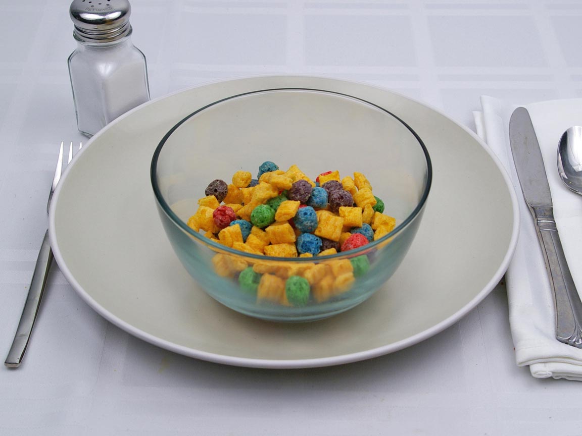 Calories in 1.25 cup(s) of Cap'n Crunch Crunch Berries Cereal