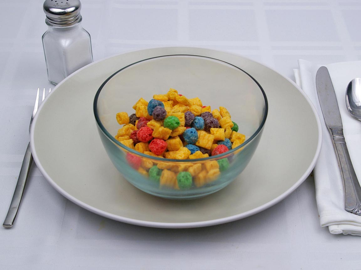 Calories in 1.5 cup(s) of Cap'n Crunch Crunch Berries Cereal