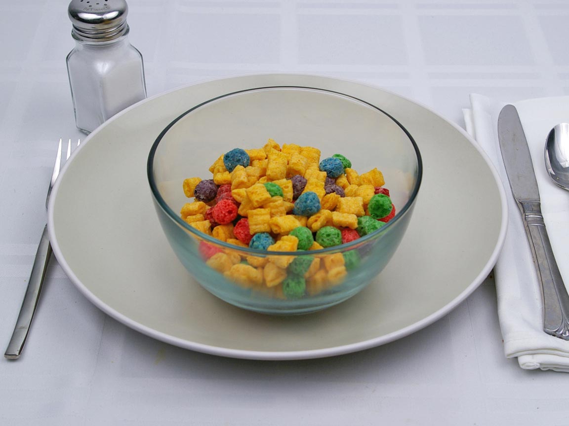 Calories in 1.75 cup(s) of Cap'n Crunch Crunch Berries Cereal