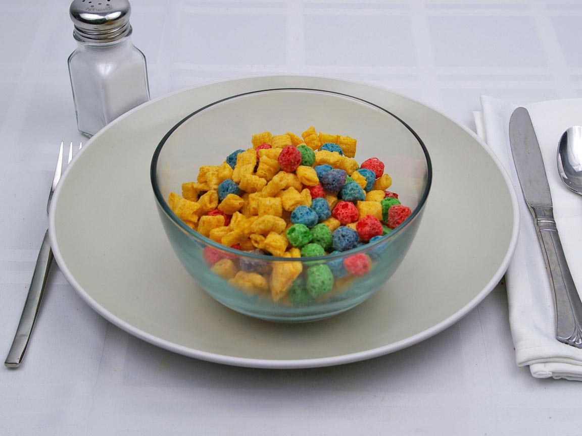 Calories in 2.25 cup(s) of Cap'n Crunch Crunch Berries Cereal