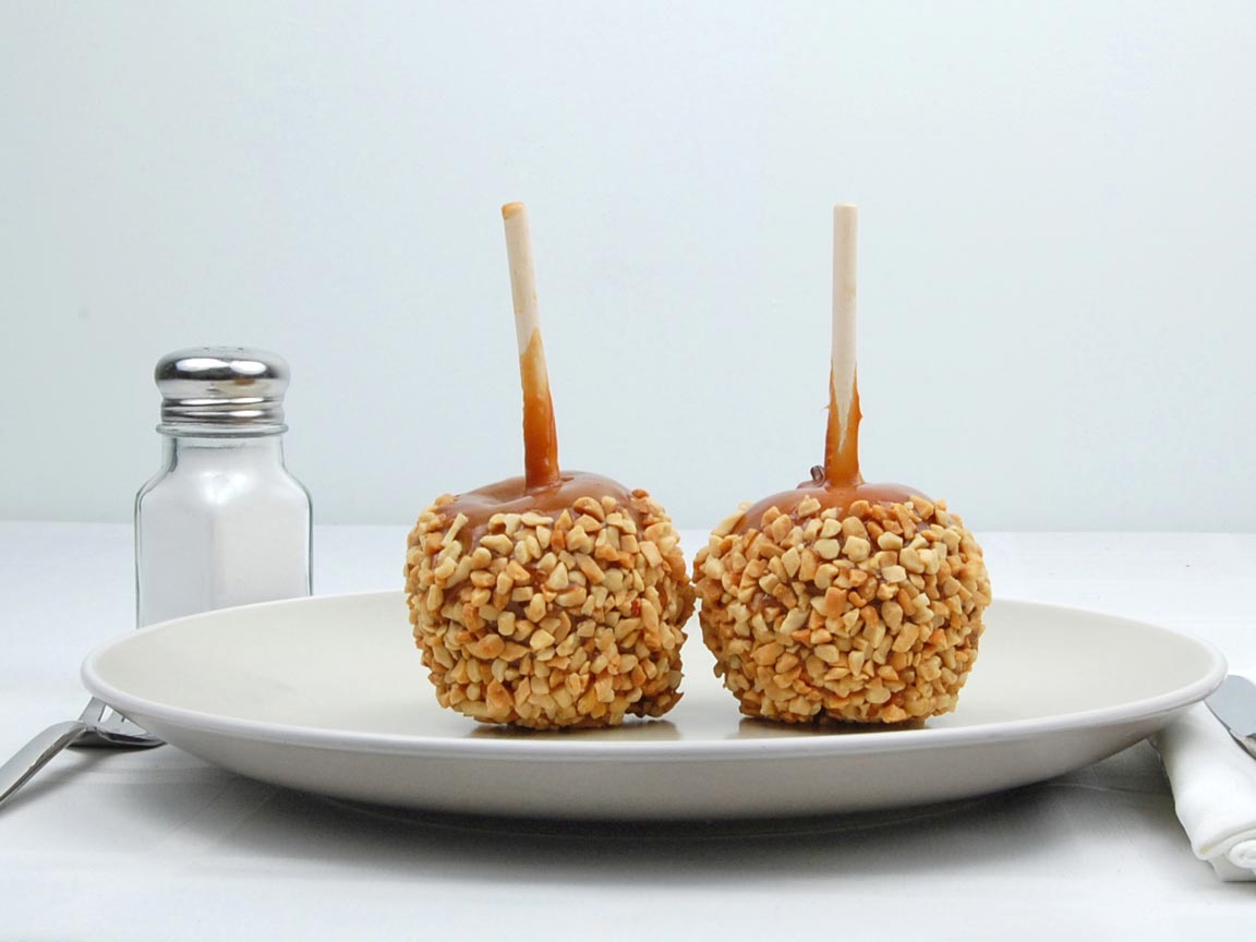 Calories in 2 apple(s) of Caramel Apples