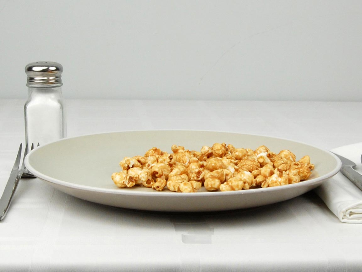 Calories in 28 grams of Caramel Popcorn