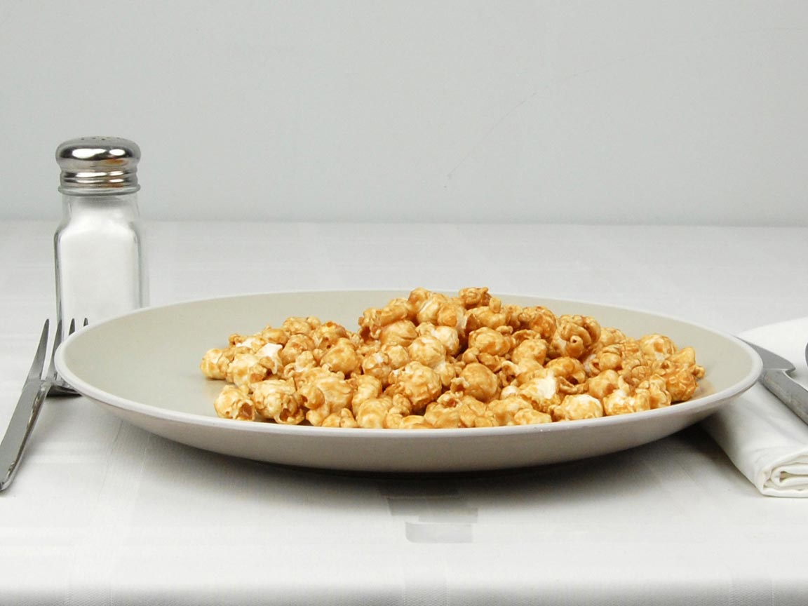 Calories in 56 grams of Caramel Popcorn