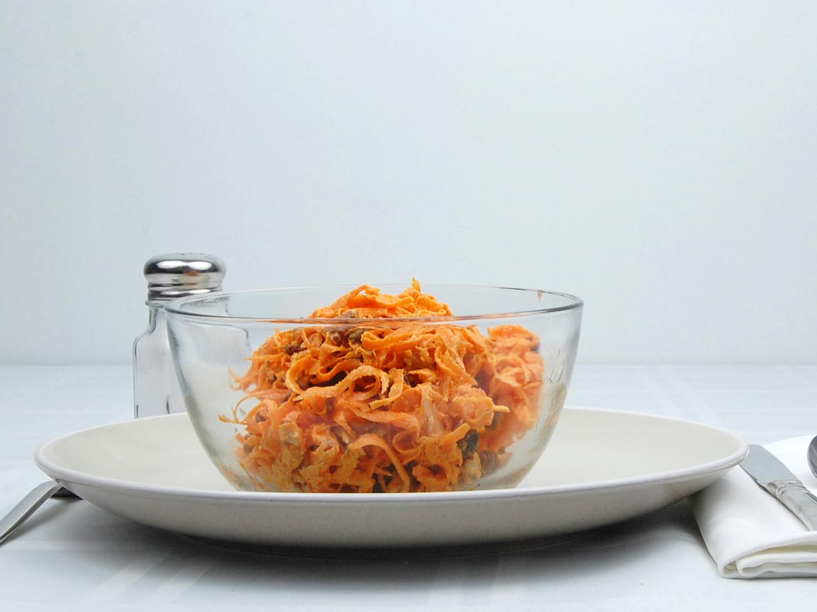 Calories in 1.75 cup(s) of Carrot Raisin Salad