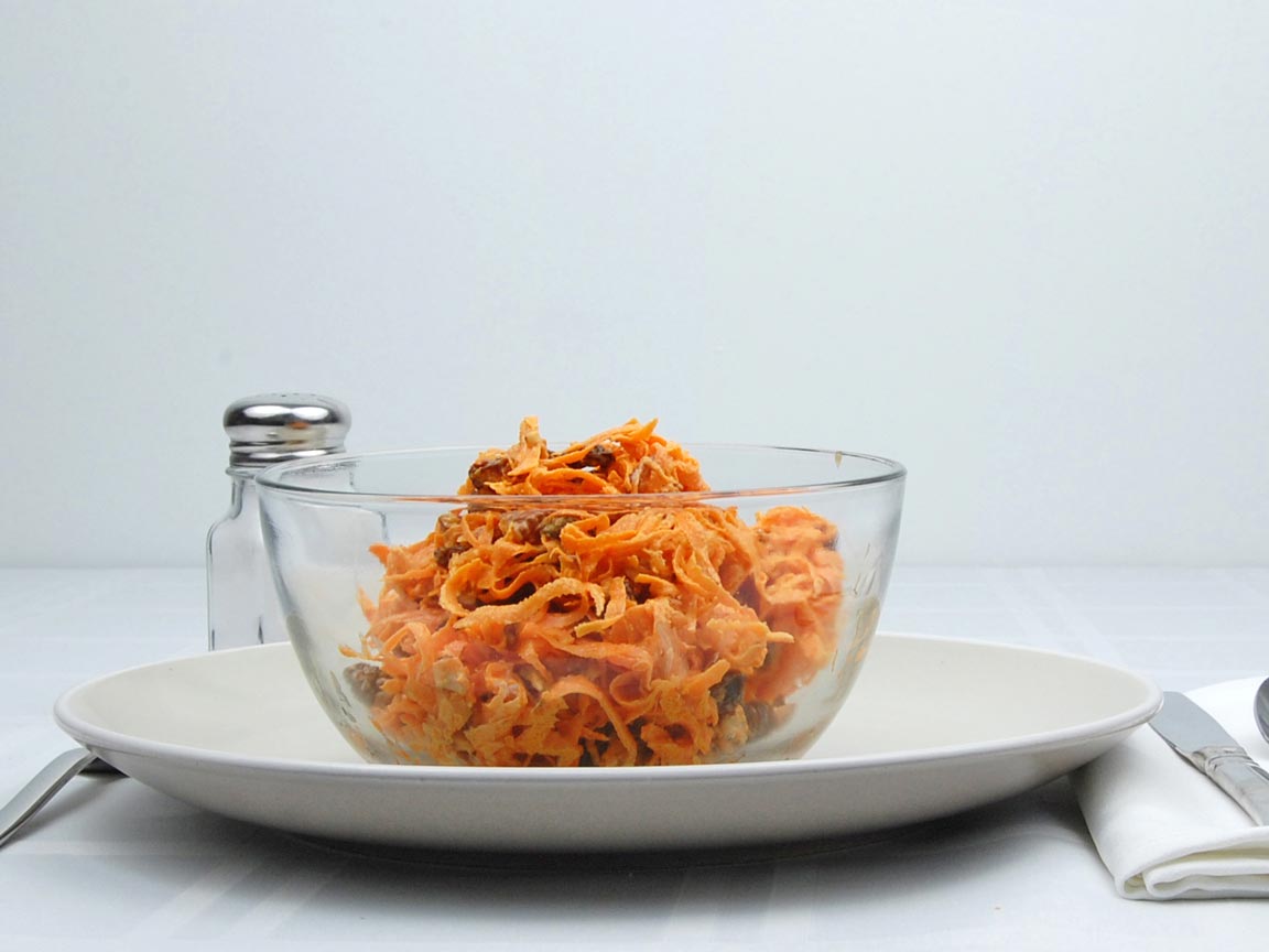 Calories in 2 cup(s) of Carrot Raisin Salad