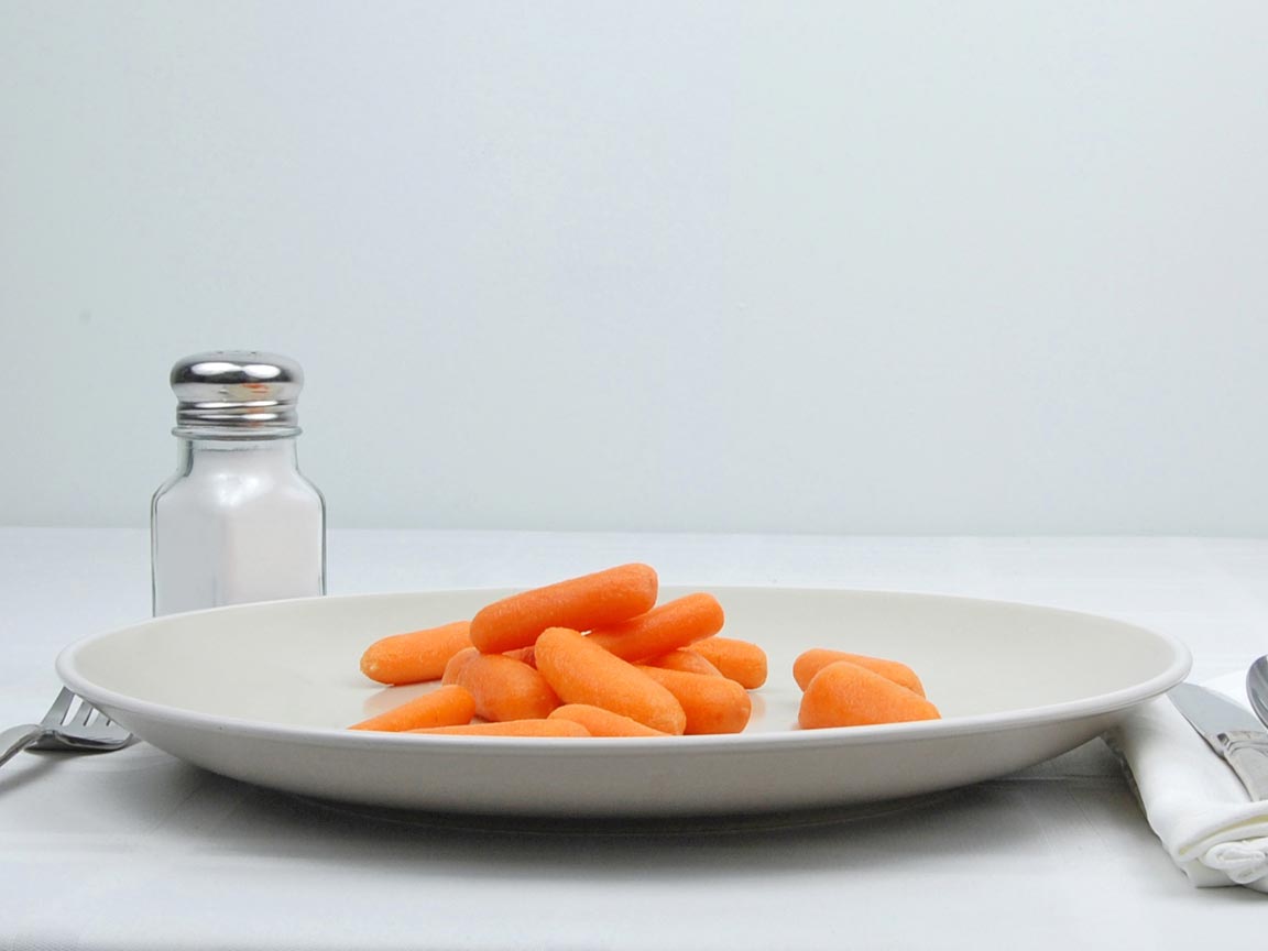 Calories in 113 grams of Carrots - Baby