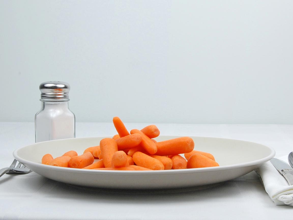 Calories in 226 grams of Carrots - Baby