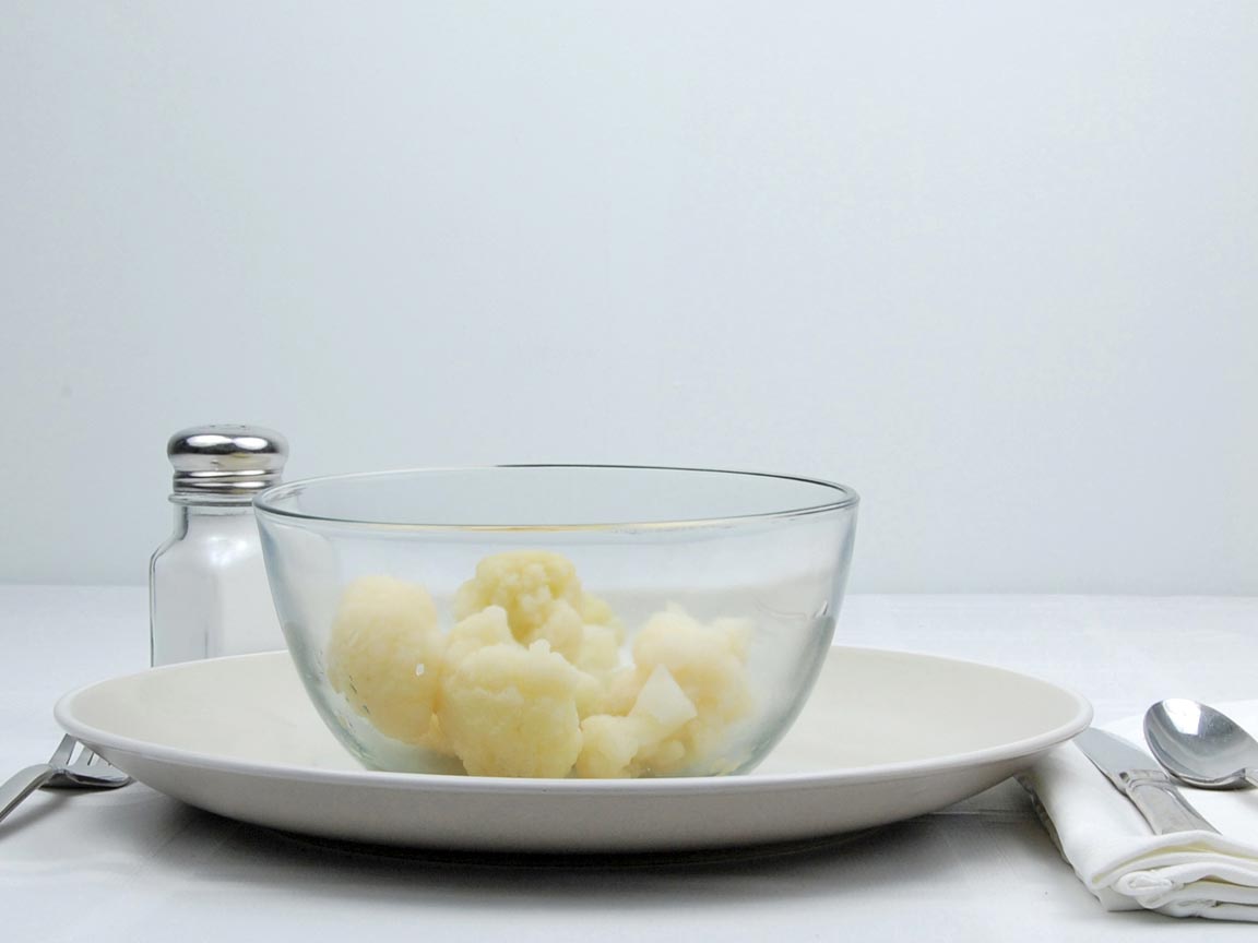Calories in 0.75 cup(s) of Cauliflower - Frozen