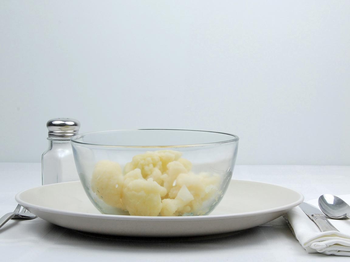 Calories in 1 cup(s) of Cauliflower - Frozen