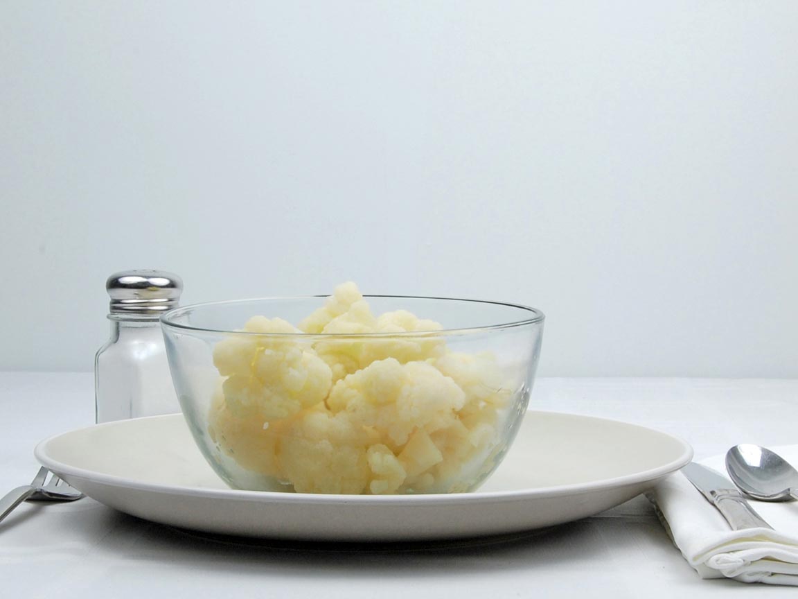 Calories in 1.75 cup(s) of Cauliflower - Frozen