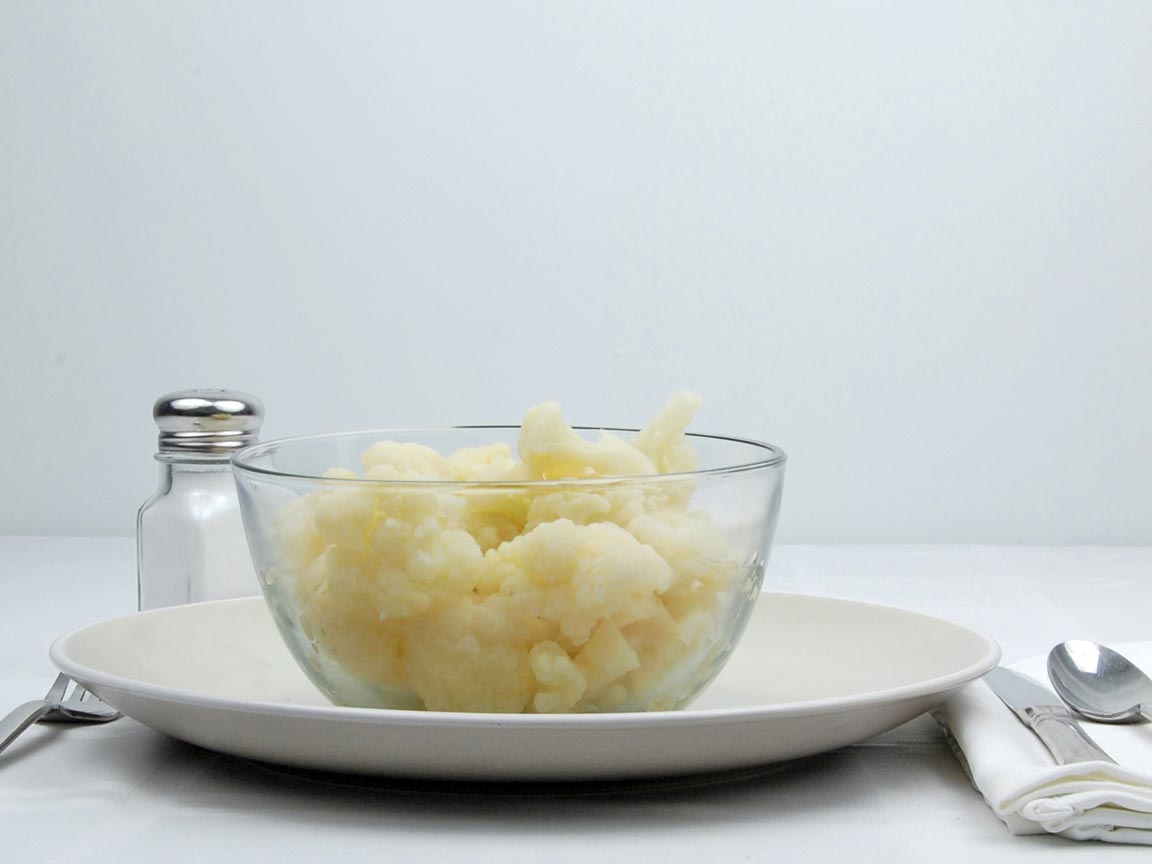 Calories in 2 cup(s) of Cauliflower - Frozen