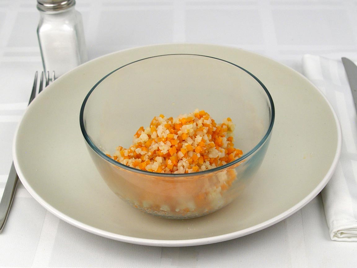 Calories in 1 cup(s) of Cauliflower Sweet Potato Rice