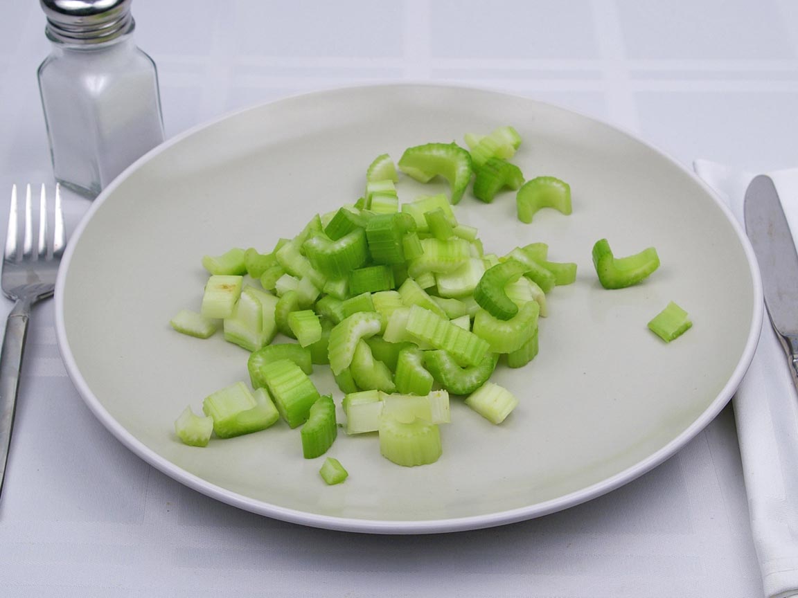 Calories in 200 grams of Celery - Chopped