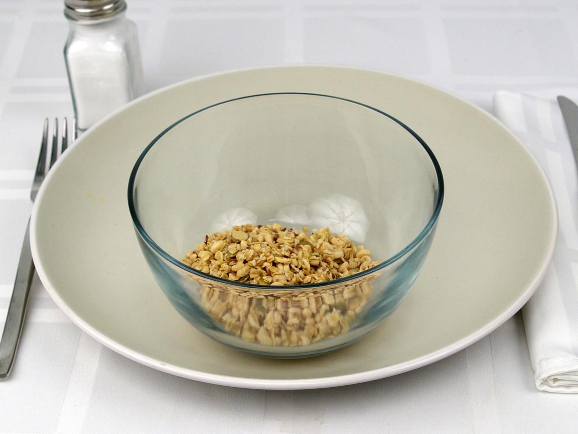 Calories in 0.5 cup(s) of Pumpkin Flax Granola Cereal