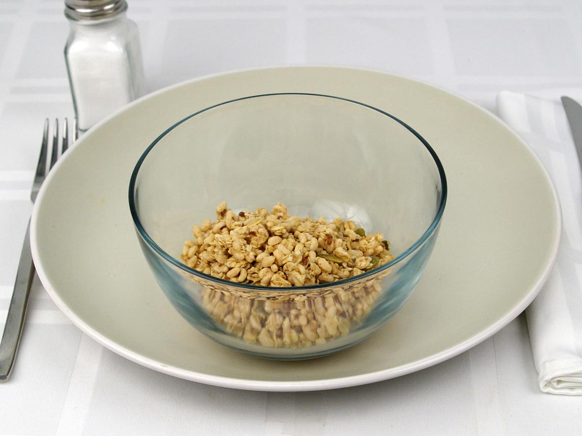 Calories in 0.75 cup(s) of Pumpkin Flax Granola Cereal