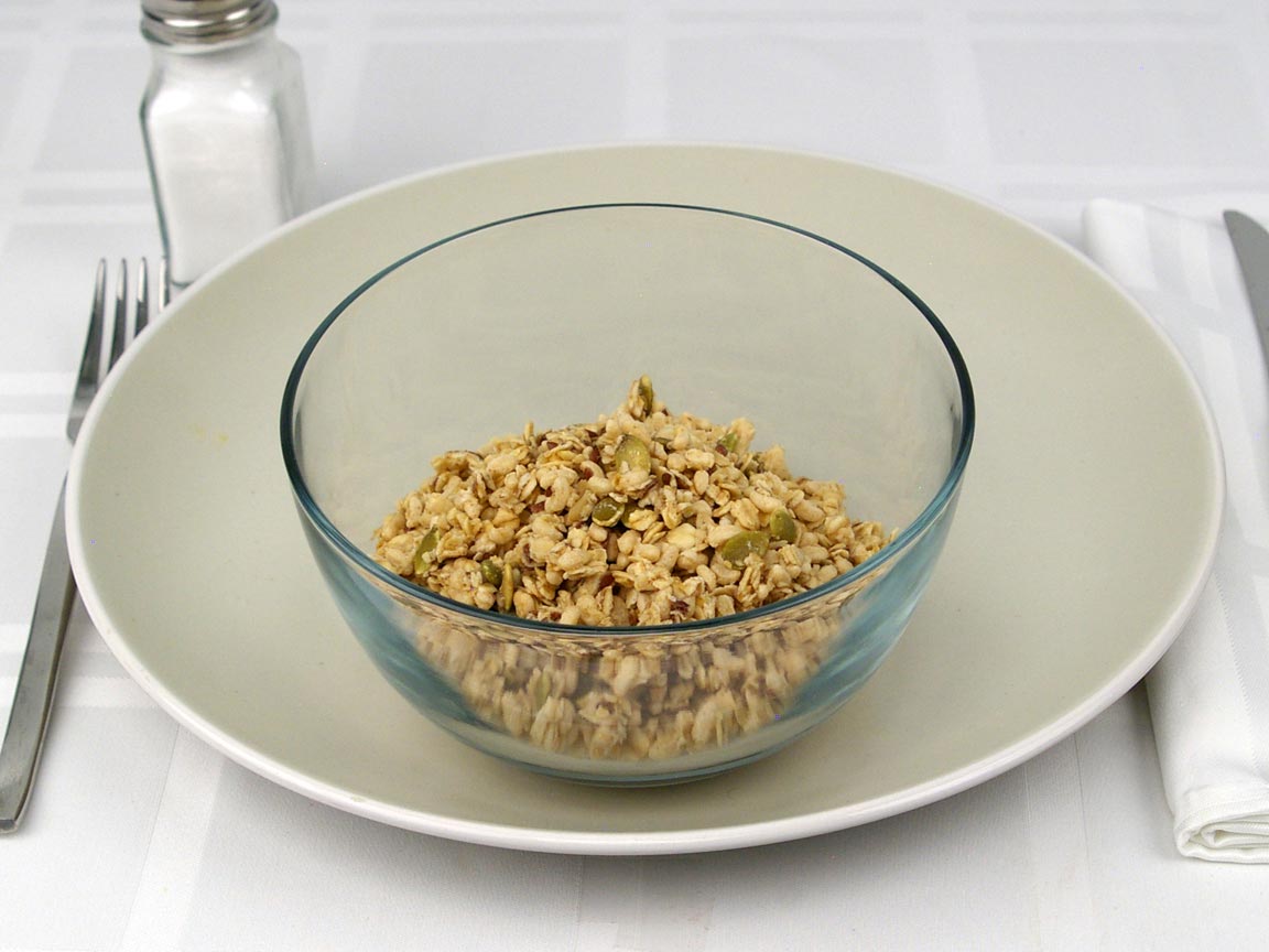 Calories in 1.25 cup(s) of Pumpkin Flax Granola Cereal
