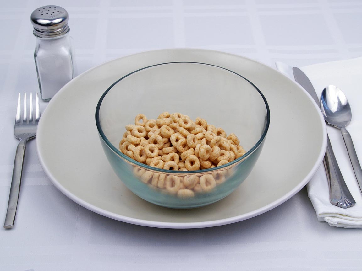 Calories in 1.5 cup(s) of Cheerios Cereal - Honey Nut