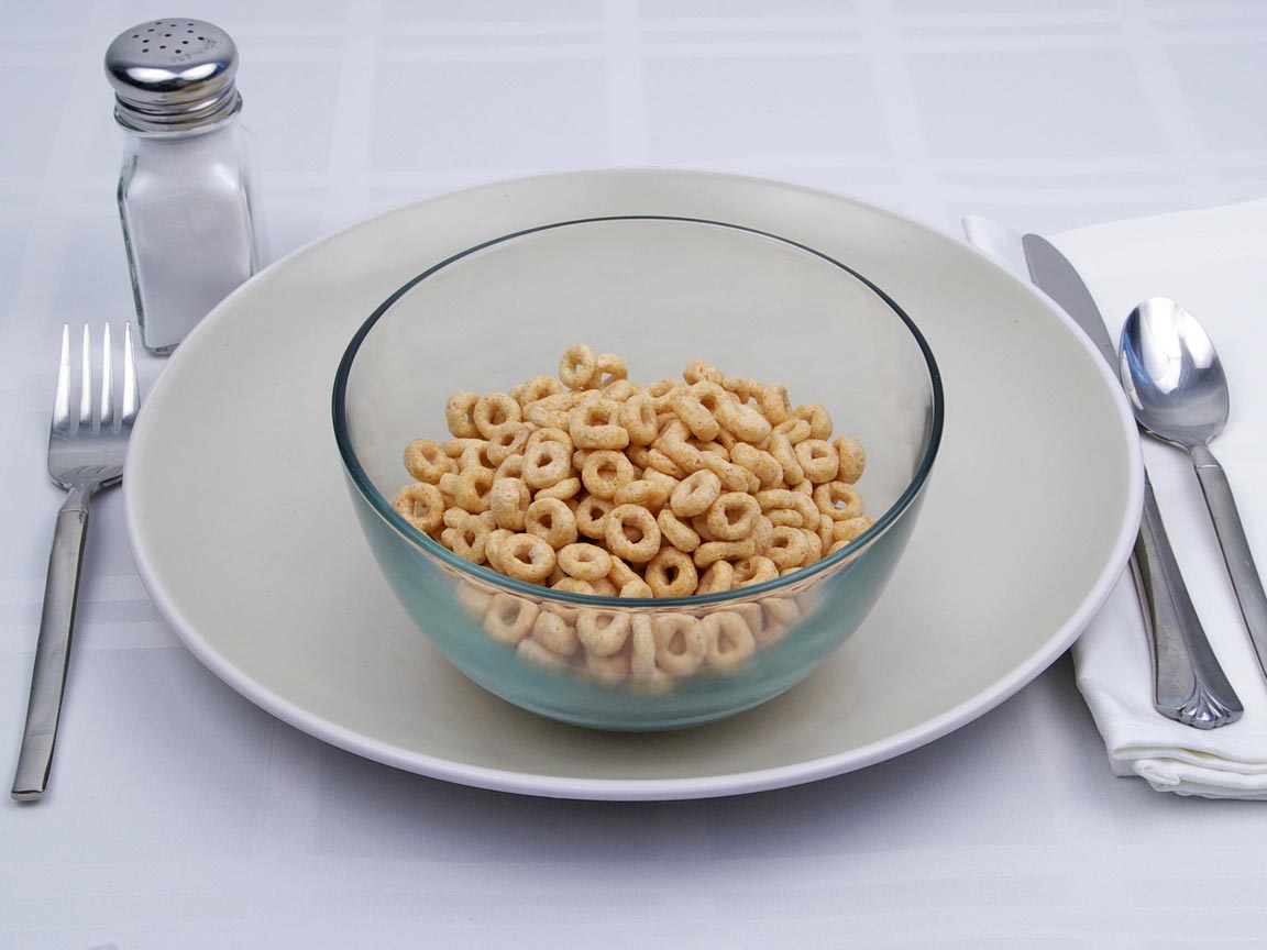 Calories in 2 cup(s) of Cheerios Cereal - Honey Nut