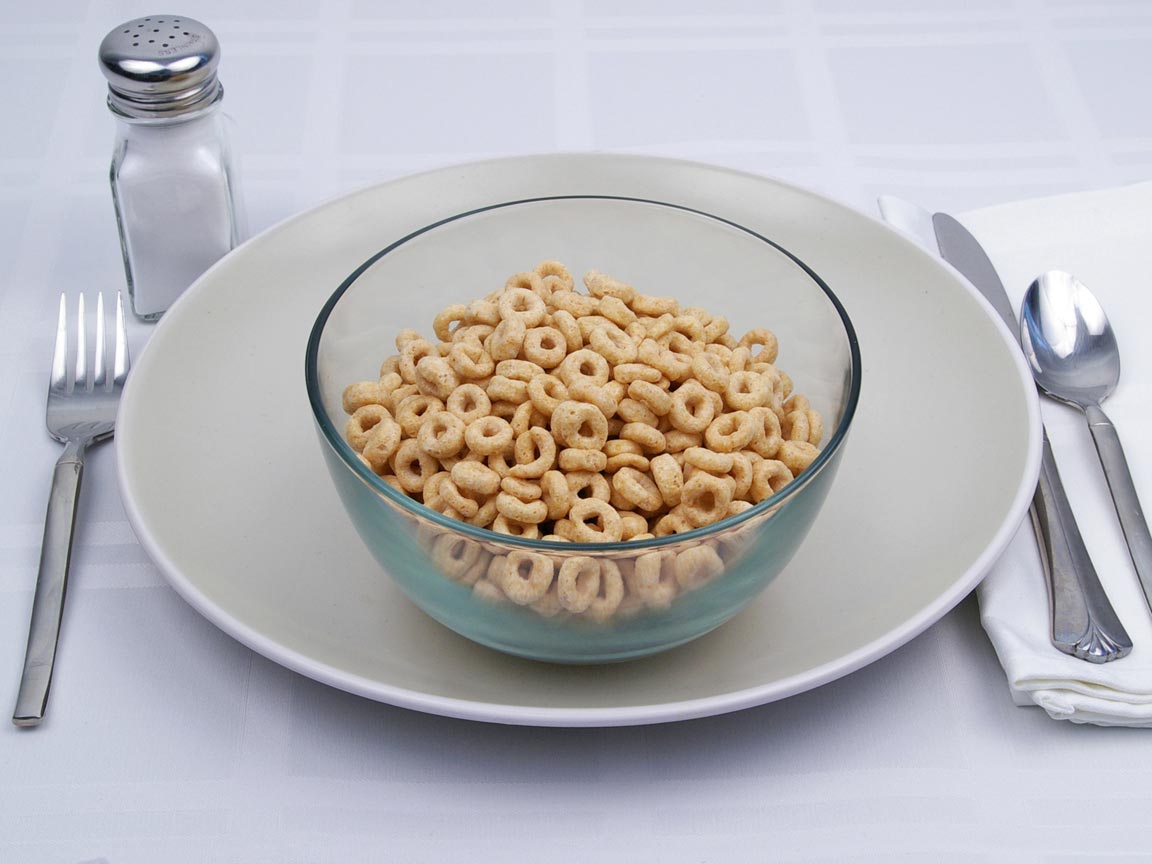 Calories in 3 cup(s) of Cheerios Cereal - Honey Nut