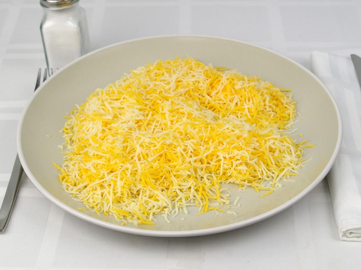 Calories in 2 cup(s) of Shredded Cheese - Jack Blend