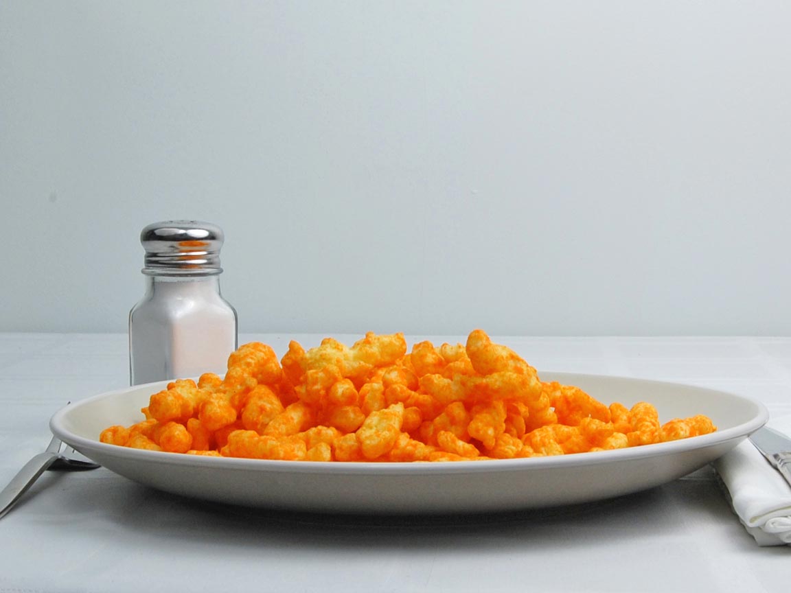 Calories in 113 grams of Cheetos