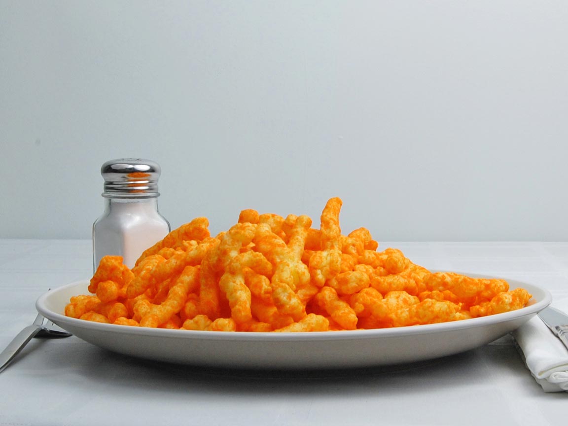 Calories in 184 grams of Cheetos
