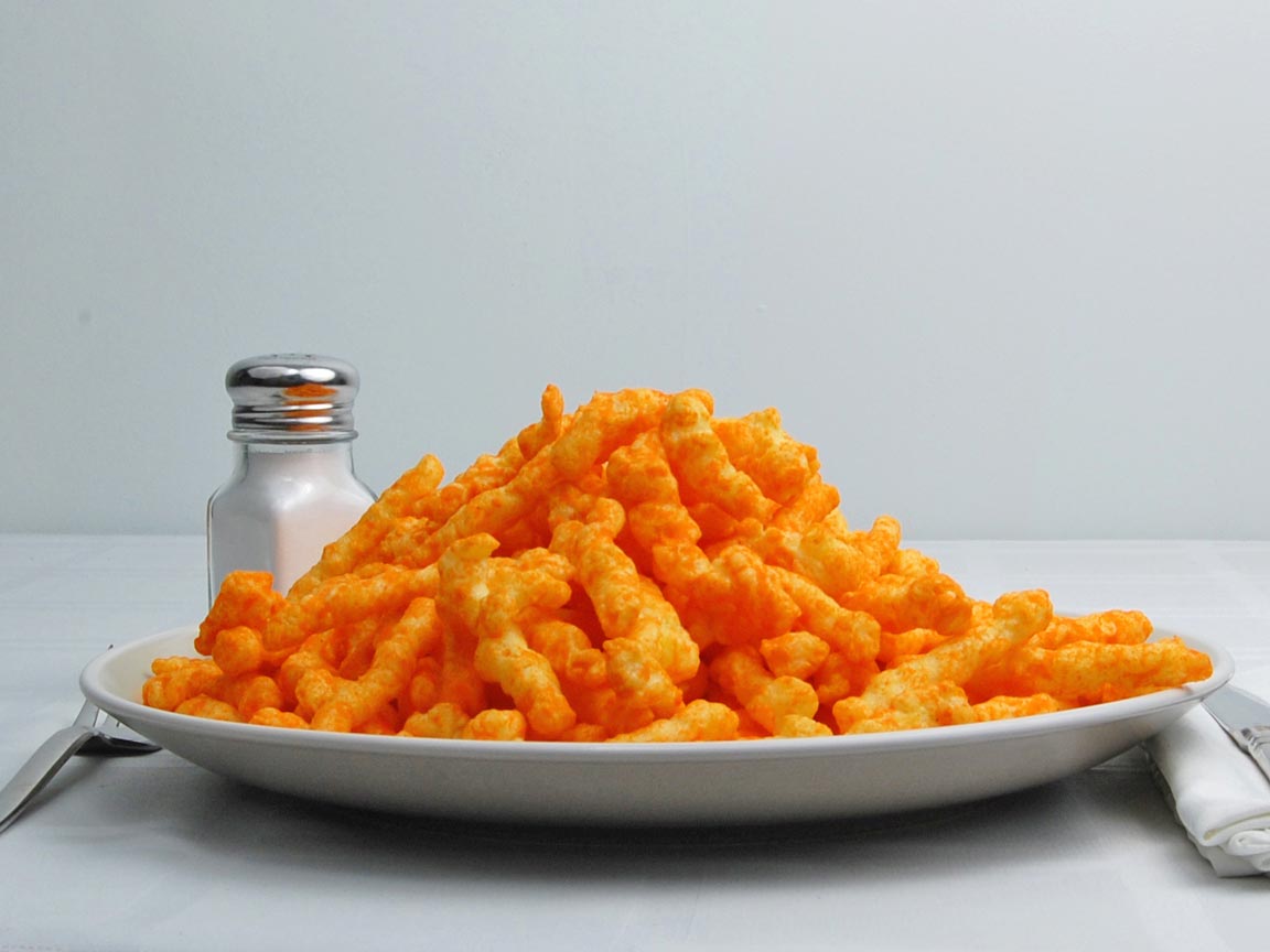 Calories in 226 grams of Cheetos.