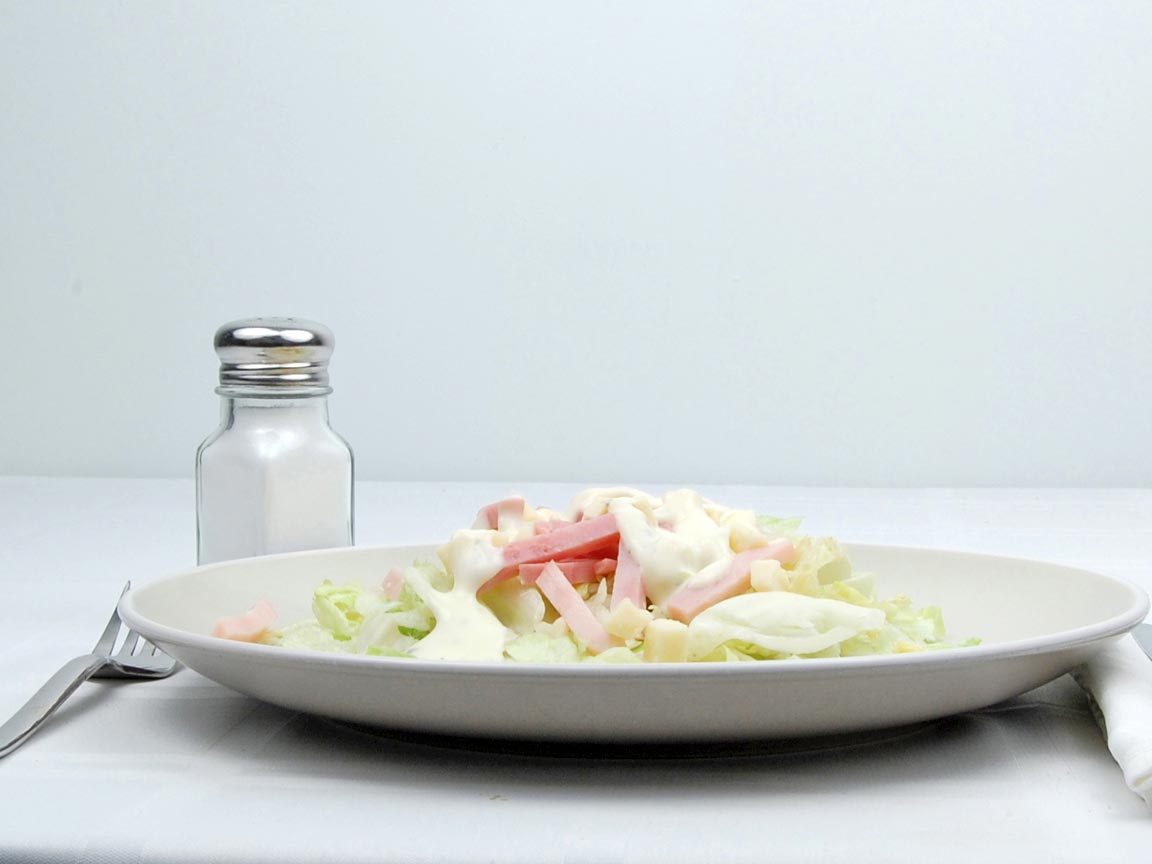 Calories in 141 grams of Chef Salad - with Ranch Dressing