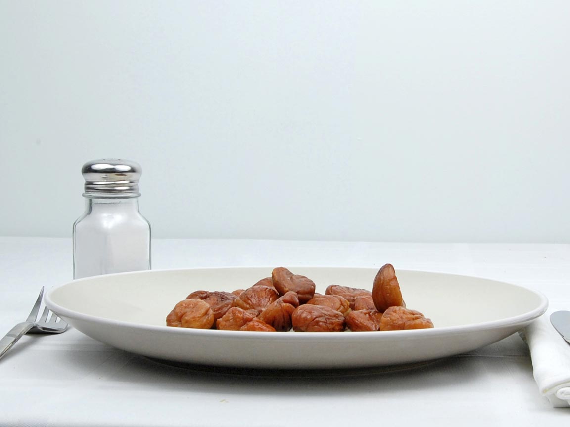 Calories in 20 piece(s) of Chestnuts