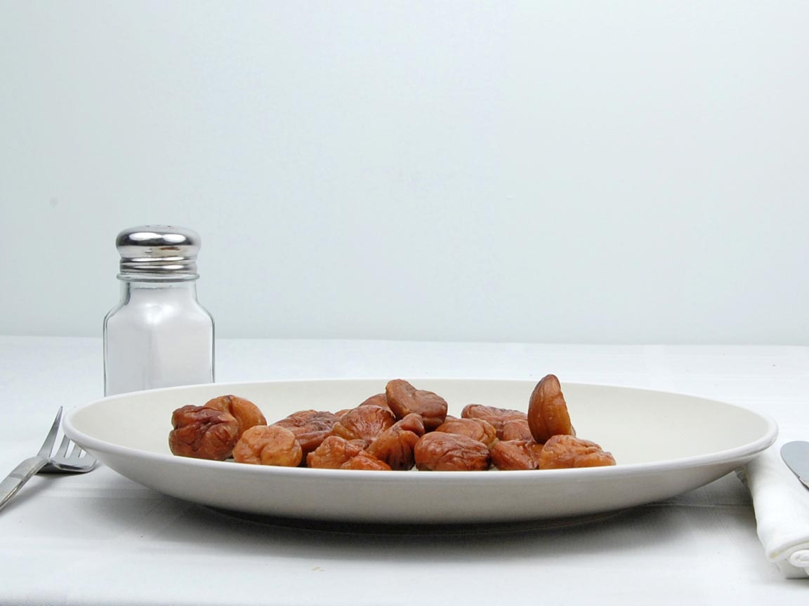 Calories in 22 piece(s) of Chestnuts