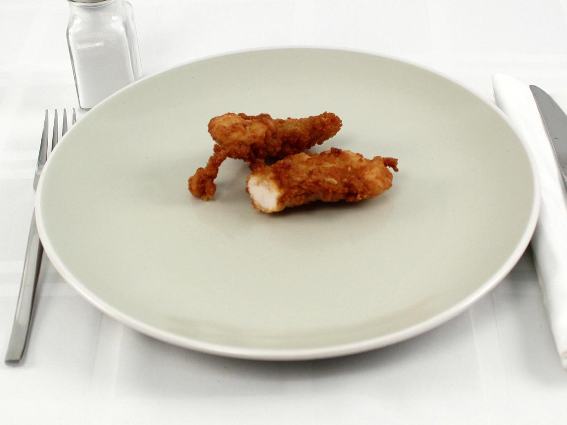 Calories in 2 piece(s) of Chick-fil-A Chicken Strips