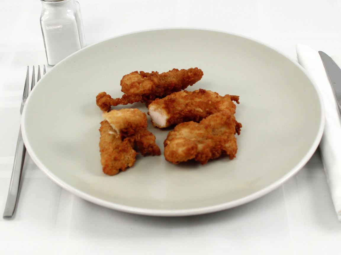 Calories in 4 piece(s) of Chick-fil-A Chicken Strips