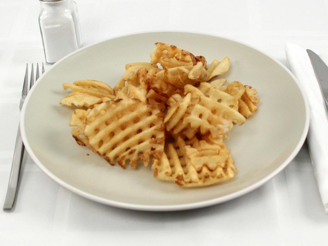 Calories in 0.83 Large(s) of Chick-fil-A Waffle Potato Fries