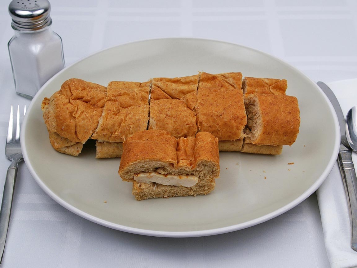 Calories in 1.5 6 inch of Subway - Chicken Breast Sandwich - Plain