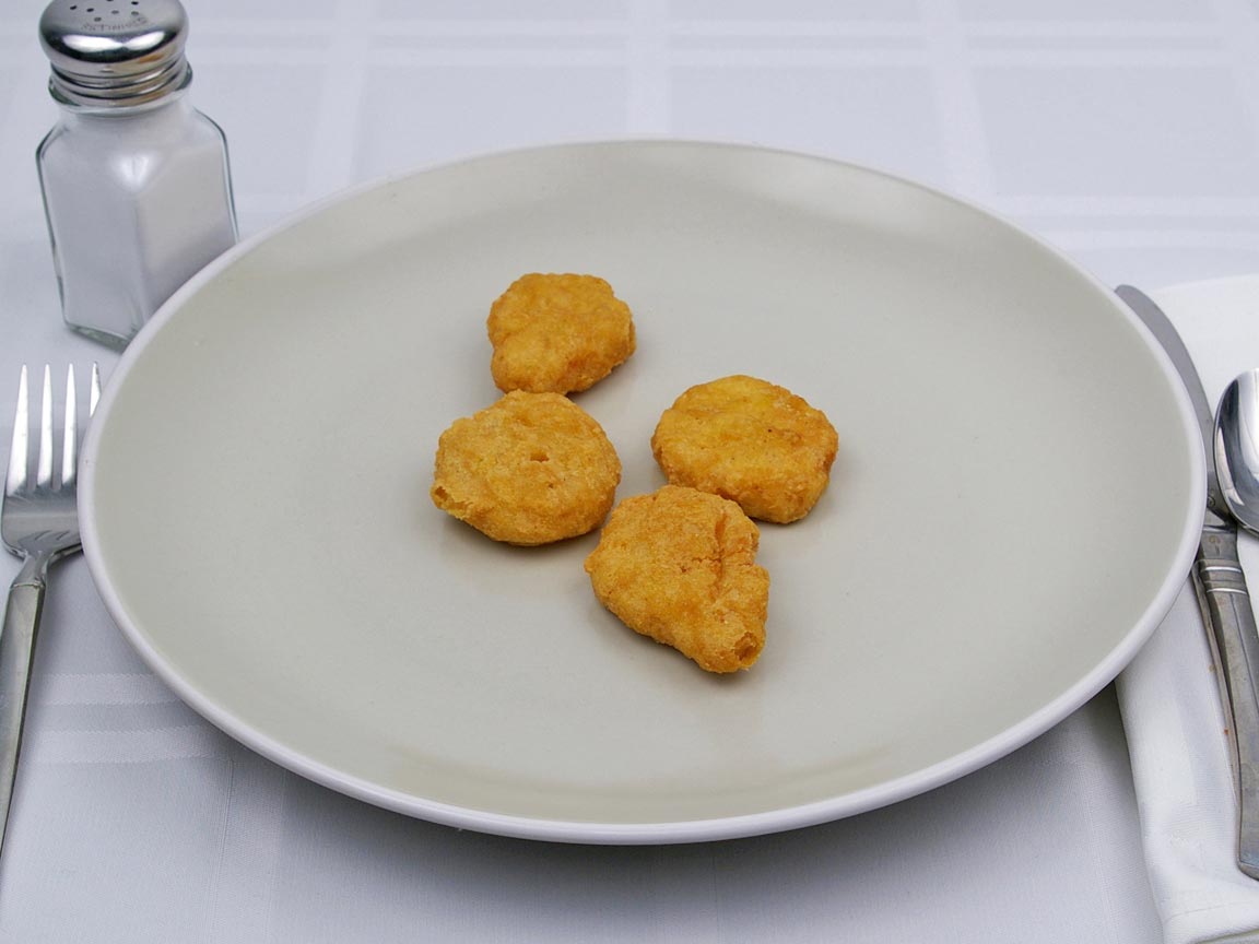 Calories in 4 piece(s) of McDonald's - Chicken Nuggets