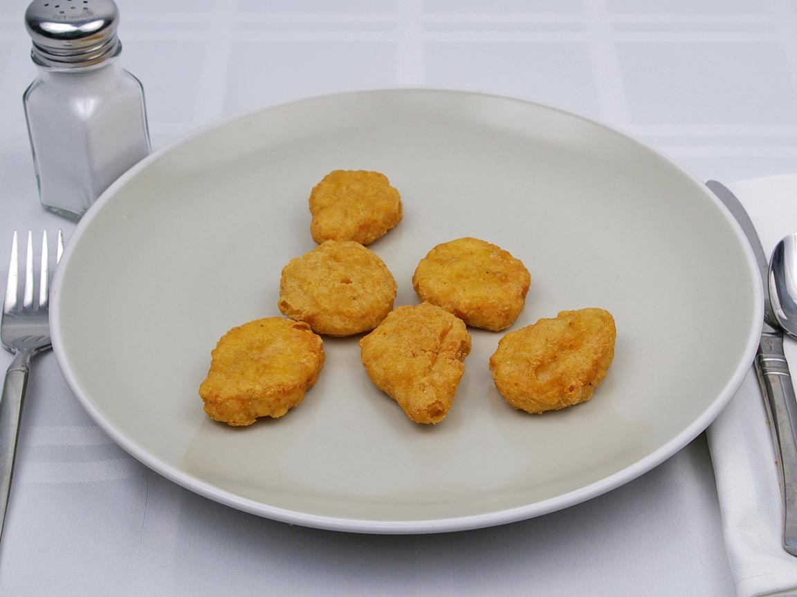 Calories in 6 piece(s) of McDonald's - Chicken Nuggets