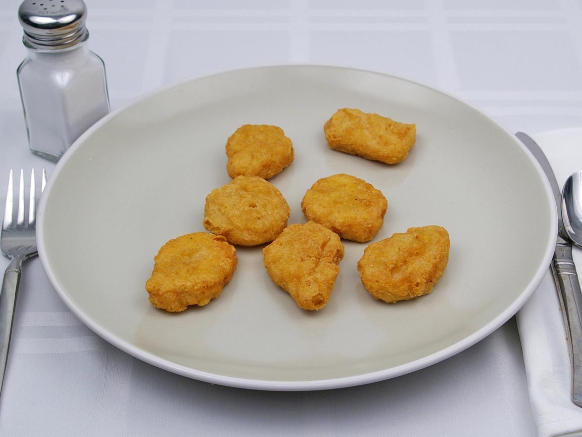 Calories in 7 piece(s) of McDonald's - Chicken Nuggets.