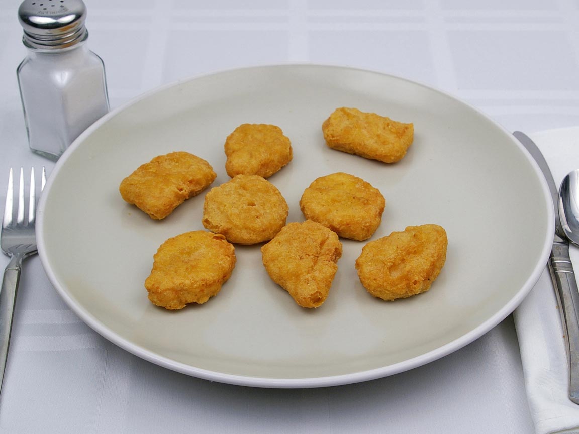 Calories in 8 piece(s) of McDonald's - Chicken Nuggets