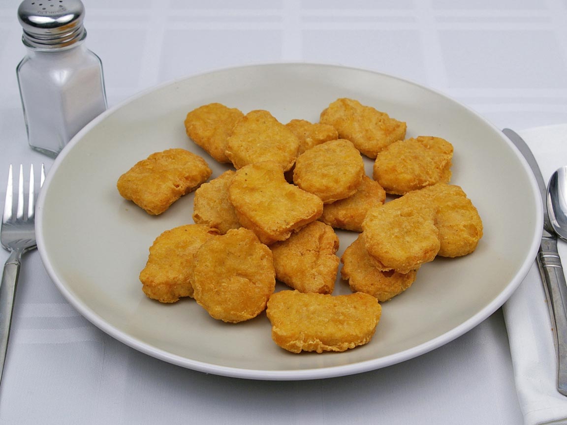Calories in 17 piece(s) of McDonald's - Chicken Nuggets
